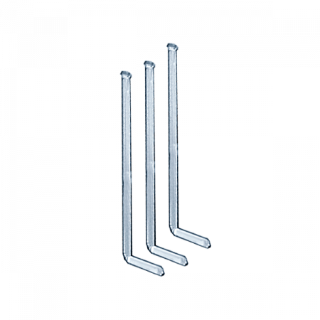 Шпатель стеклянный, L-форма, 10 шт/упак - В наличии