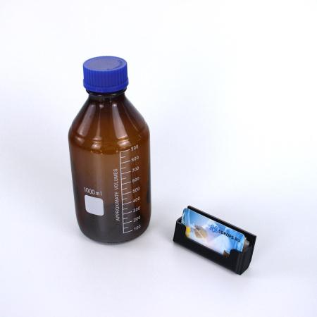 Банка для реактивов, 1000 мл, темное стекло, градуированная