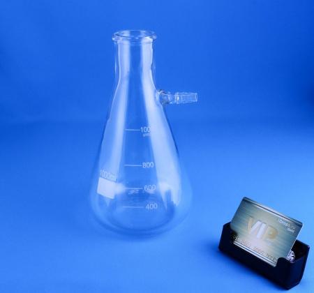 Колба Бунзена 5drops, 1000 мл, стекло Boro 3.3, без шлифа