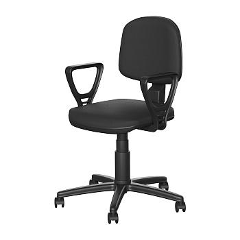 Кресло 600х600х790-990 мм, полиуретан., каркас, регулирвка сиденья 460-550 мм, с подлокотниками