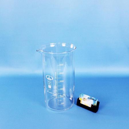 Стакан лабораторный высокий В-1-3000, 3000 мл, градуированный