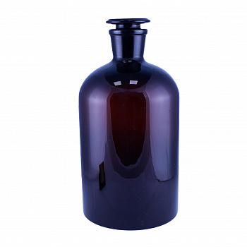 Склянка (штанглас) 5drops, 10000 мл, темное стекло, с притёртой пробкой, узкое горло Склянка (штанглас) 5drops, 10000 мл, темное стекло, с притёртой пробкой, узкое горло