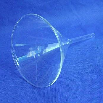Воронка лабораторная, диаметр 150 мм, стекло, без шлифа Воронка лабораторная, диаметр 150 мм, стекло, без шлифа