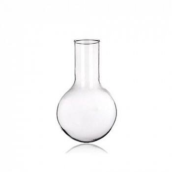 Колба круглодонная КД-50, 50 мл, длинногорлая, кварцевое стекло, 5 шт/упак Колба круглодонная КД-50, 50 мл, длинногорлая, кварцевое стекло, 5 шт/упак