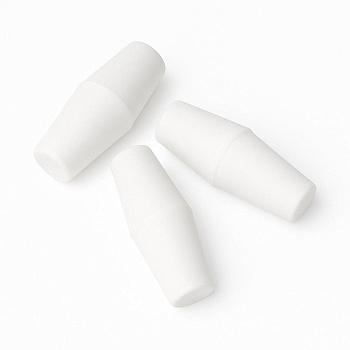 Пробка силиконовая (без канала) 14,5 двухконусная, белая, 100 шт\упак