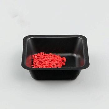 Ёмкость для взвешивания 100 мл, 80х80 мм, черная, прямоуг.,250 шт/упак