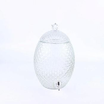 Лимонадница "Амфора" 10 литров, с декорированной граненной крышкой Лимонадница "Амфора" 10 литров, с декорированной граненной крышкой