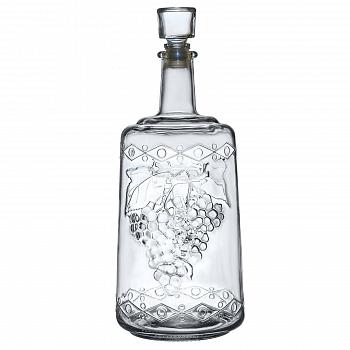 Стеклянный графин "НОСТАЛЬГИЯ" 3 литра, ручная работа
