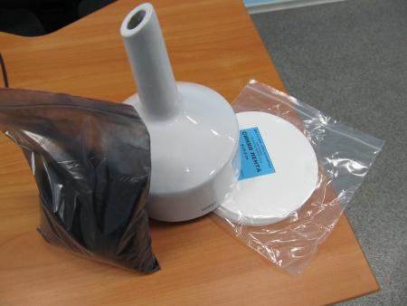 Фильтры обеззоленные "Синяя лента", диаметр 150 мм, 100 шт/упак