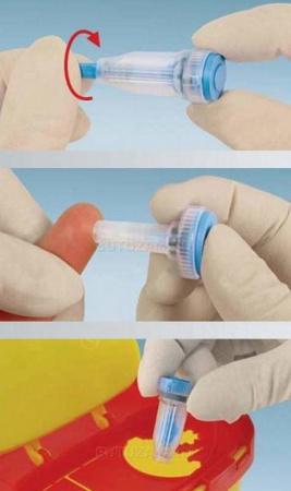 Ланцет Normal flow, игла 21 g, глубина прокола 1,8 мм, упаковка 200 шт