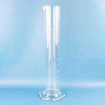 Цилиндр мерный 5drops 1-2000-2, 2000 мл, с носиком, стекло, градуированный, со стеклянным шестиугольным основанием