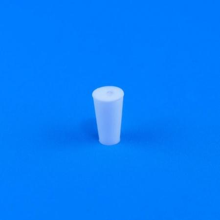 Пробка силиконовая конусная № 0, 18/12 мм, под диаметр 15 мм - В наличии