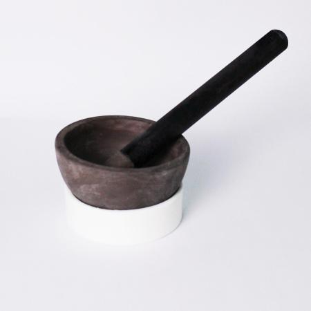 Ступка корундовая с пестиком, диаметр 85 мм - Под заказ