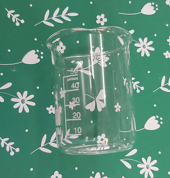 Уценка Стакан лабораторный низкий 5drops Н-1-50, 50 мл, стекло Boro 3.3, градуированный Уценка Стакан лабораторный низкий 5drops Н-1-50, 50 мл, стекло Boro 3.3, градуированный