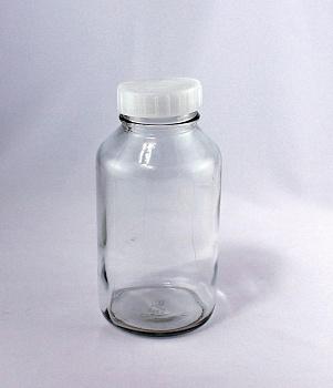 Банка БНВ-1000 стеклянная светлая 1000 мл с навинчивающейся крышкой и прокладкой