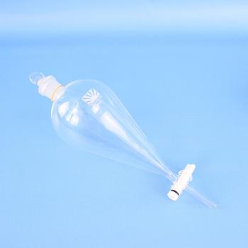 Воронка делительная грушевидная ВД-3-1000, 1000 мл, с фторопластовым краном, ISO 4800 Воронка делительная грушевидная ВД-3-1000, 1000 мл, с фторопластовым краном, ISO 4800