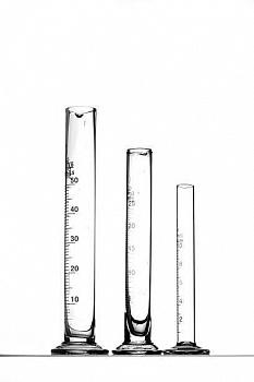 Цилиндр мерный 1-50-1, 50 мл, со стеклянным основанием, 1-го класса точности, с носиком
