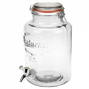 Лимонадница 5 л "Виски", с бугельной крышкой и краном Лимонадница 5 л "Виски", с бугельной крышкой и краном