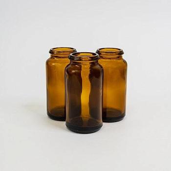 Банка для мази БТС-30-27,5, 30 мл, темное стекло, гладкое горло,  315 шт/упак Банка для мази БТС-30-27,5, 30 мл, темное стекло, гладкое горло,  315 шт/упак