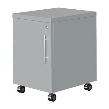 Тумба подкатная 400х505х595 мм, металл, низкая, с лев., дверью