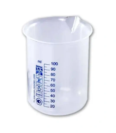Стакан лабораторный, 100 мл, полипропилен, градуированный, Экрос - В наличии
