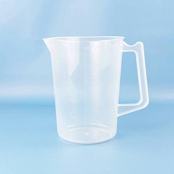 Мензурка (Стакан) с ручкой 5drops-2000, на 2000 мл, полипропилен, градуированная