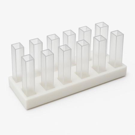 Штатив для кювет 10х10 мм, на 12 мест, полиэтилен, IT, 1 шт - В наличии