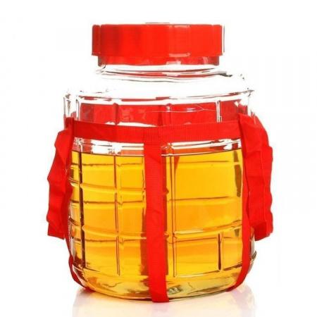 Банка (бутыль) стеклянная 10 литров с гидрозатвором - В наличии