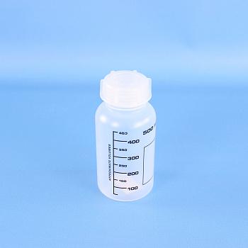 Банка для реактивов, 500 мл, ПП, широкое горло, черная градуировка Банка для реактивов, 500 мл, ПП, широкое горло, черная градуировка