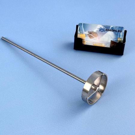 Мешальник для верхнеприводных мешалок, круглый, нержавеющая сталь, 250 мм