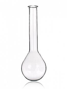 Колба грушевидная (Къельдаля) с цилиндрической горловиной, 500 мл, без шлифа