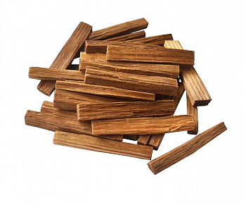 Щепа дубовая кавказская (средний обжиг) (прямоугольная форма) 1 кг Щепа дубовая кавказская (средний обжиг) (прямоугольная форма) 1 кг