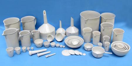 Крышка к тиглю № 5, 59/21 мм, фарфор