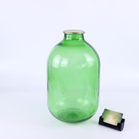 Банка 10 литров винная "Зелёная лоза" с винтовым горлом