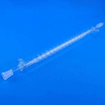 Змеевиковый (спиральный) холодильник, 300 мм, шлифы 14/23-14-23