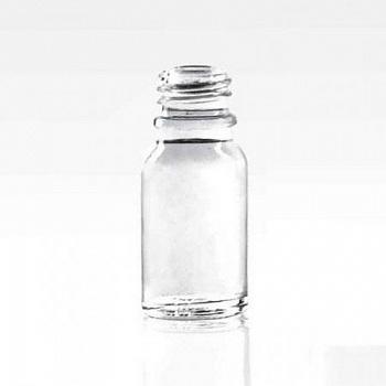 Флакон для капель 15 мл светлое стекло, 468 шт, Din18, без крышки