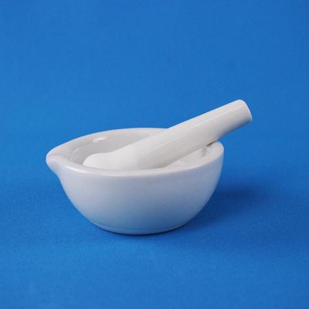 Ступка с пестиком, диаметр 100 мм, фарфор - В наличии