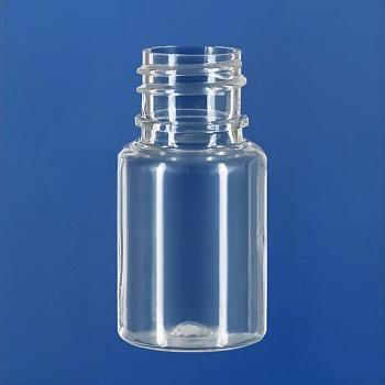 Флакон 10 мл, горло 18/410 мм, ПЭТ, прозрачный, без крышки, 2000 шт/упак