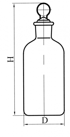 Склянка КШ 29/32 ПМ, 1000 мл, шлиф 29/32 Склянка КШ 29/32 ПМ, 1000 мл, шлиф 29/32