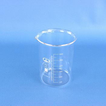 Стакан лабораторный низкий Н-1-600, 600 мл, градуированный Стакан лабораторный низкий Н-1-600, 600 мл, градуированный