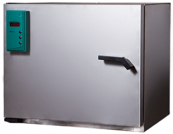 Сушильный шкаф, 80 литров, 50-200 °С, нержавеющая сталь,  с рег. удост-ем.,