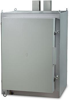 Муфельная печь 300 л, +200/+1100 °C, с многоступенчатым микропроцессорным терморегулятором и вытяжкой, выход на ПК