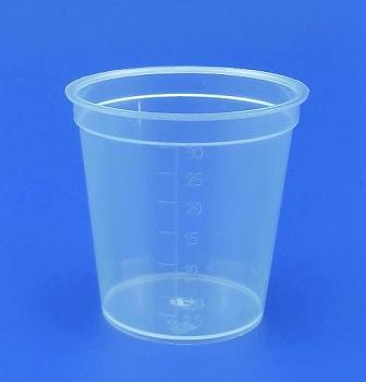 Мензурка (Стакан) для приема лекарств, 30 мл, 100 шт/упак Мензурка (Стакан) для приема лекарств, 30 мл, 100 шт/упак