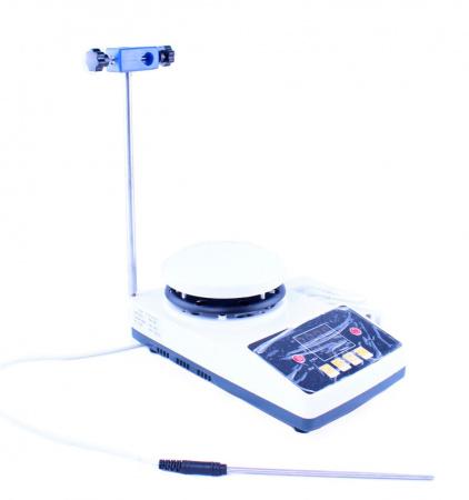 Магнитная мешалка на 10 литров с подогревом и точной установкой температуры, 140х140 мм - В наличии