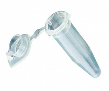 Пробирка микроцентрифужная для ПЦР 0,5 мл, с плоской крышкой,  Италия  упак 1000 шт  (с/г до 08.25г)