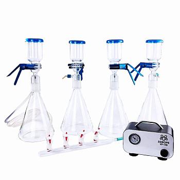 Многоканальная система вакуумной фильтрации 5Drops: "Multi-Filter Manifold" на 4 установки по 2 л + VP-15S