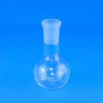 Колба плоскодонная П-1-50, 50 мл, шлиф 19/26 Колба плоскодонная П-1-50, 50 мл, шлиф 19/26