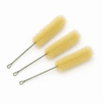 Ерш для пенициллиновых флаконов, длина 190 мм, щетка 27х90 мм, натуральная щетина, 10 шт/упак