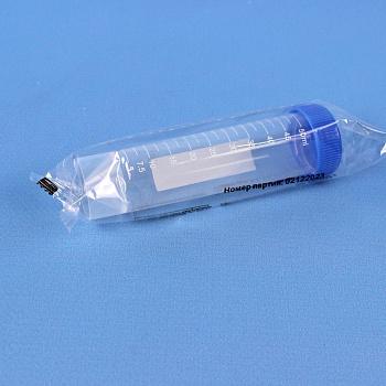 Пробирка коническая 50 мл, 30х117 мм, п/п, стерил., с град-ой., с винт.,крышкой, с юбкой уст-ти, Gr.Med, 25 шт/упак