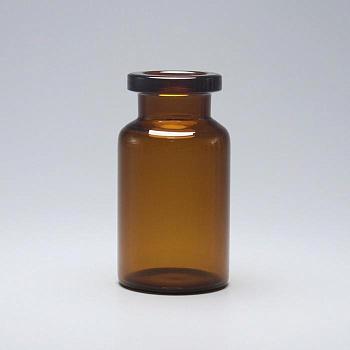 Флакон 8 мл инъекционный, 6R, темное боросиликатное стекло, G20, гладкое горло, без пробки, 1330 шт/короб
